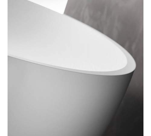 Ванна отдельностоящая Gruppo Treesse Carezza 180х85х52 см белый матовый V308BO