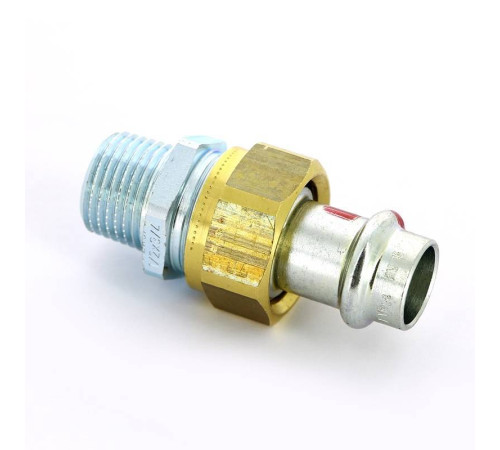 Муфта пресс-НР разъемная Viega Prestabo 15x1/2 оцинкованная сталь 559243