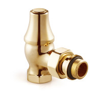 Клапан запорный угловой SR Rubinetterie Old Style 1/2 золото 0341-1500D000