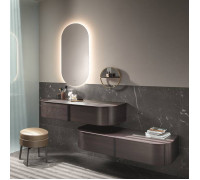 Комплект мебели Burgbad Lavo 2.0 121х49 см с зеркалом и полкой KOBW121 G0227 F5059