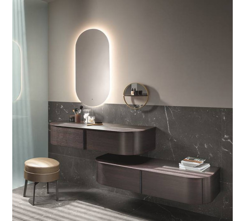 Комплект мебели Burgbad Lavo 2.0 121х49 см с зеркалом и полкой KOBW121 G0227 F5059