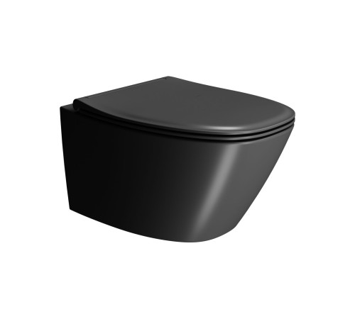 Сиденье для унитаза GSI MODO+ микролифт черный матовый Ardesia MS84C26