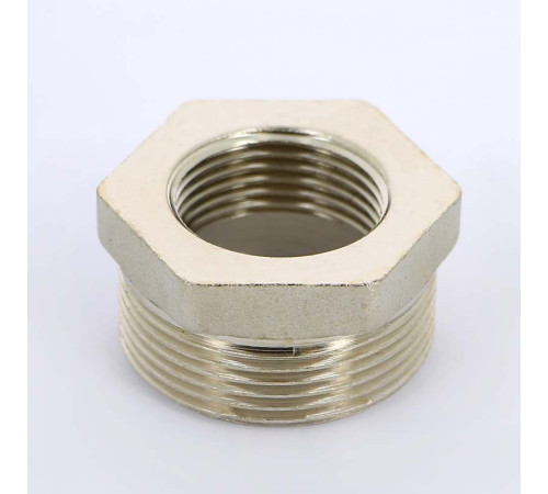 Футорка никелированная Uni-Fitt 1x1 1/2 НВ 604N6400