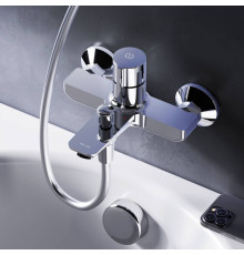 Смеситель для ванны и душа AM.PM X-Joy TouchReel нажимной F85A10500