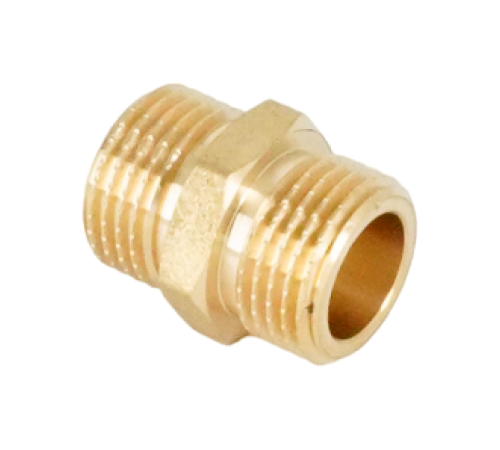 Ниппель равнопроходной ELSEN Metalit 1/2 НР-НР латунный EBF.15.12