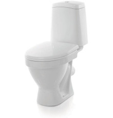 Унитаз-компакт Rosa Лада Стандарт белый WC.CC/Lada/1-P/WHT.G/S1