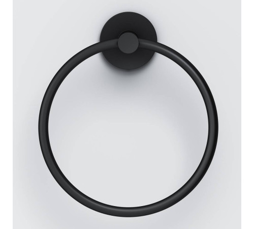 Кольцо для полотенец AM.PM X-Joy настенное черный A85A34422