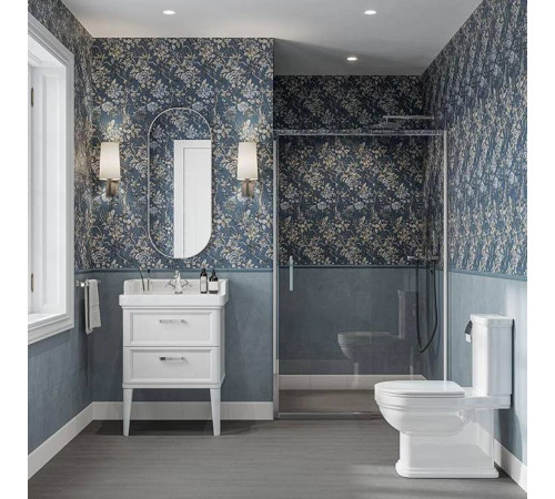 Тумба напольная Kerama Marazzi Pompei 60 см с ящиком и дверцами белый глянцевый PO.M.60.1\WHT