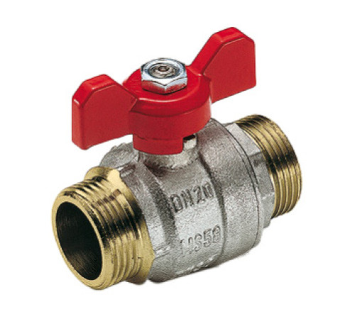 Кран шаровой Tiemme MISTRAL 1 Н-Н ручка-бабочка 2360040