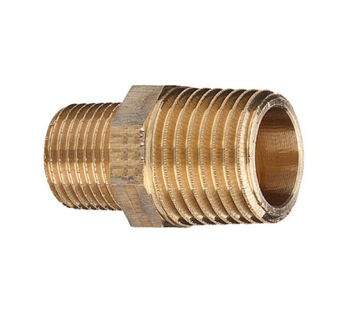 Ниппель резьбовой переходной Smart Install латунный 1/2x3/8 52443S