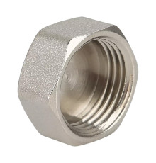 Заглушка резьбовая латунная Gappo 1 внутренняя резьба никелированная G2218