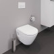 Унитаз подвесной Duravit D-Neo 37x48 см безободковый с сиденьем белый 45870900A1