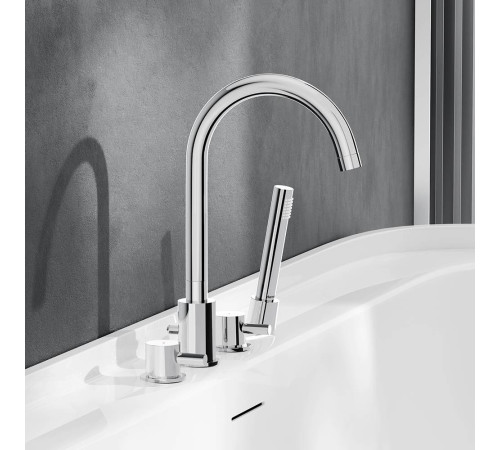 Смеситель на борт ванны Damixa Scandinavian Pure четырехсекционный 360400000