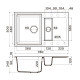 Кухонная мойка Omoikiri Sakaime 78-2-WH Tetogranit 78x50 см белый 4993128