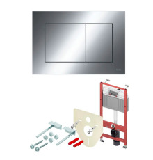 Комплект инсталляции TECE TECEbase 3.0 с панелью TECEnow хром глянцевый N500412
