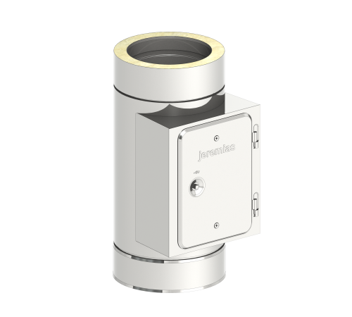 Ревизия дымохода Jeremias DW-eco с прямоугольным лючком и дверкой 180 мм EDW10180