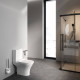 Унитаз-компакт напольный AM.PM Sense FlashClean с сиденьем микролифт C748600SC