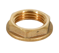 Гайка стопорная латунная с фланцем ELSEN Metalit 1/2 ВР EBF.25.12