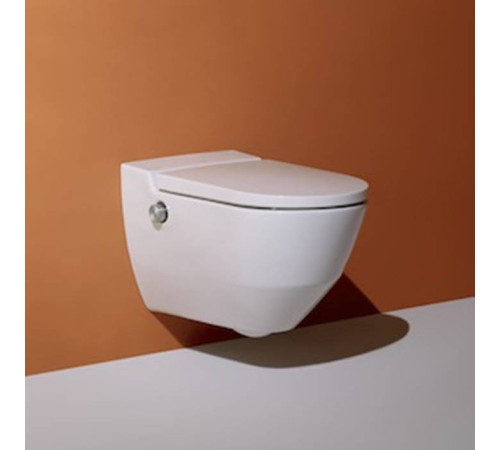 Унитаз-биде подвесной Laufen Cleanet Navia безободковый с сиденьем микролифт белый 8.2060.1.400.000.1