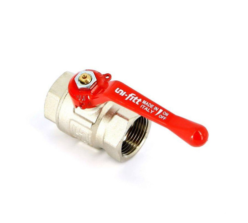 Кран шаровой Uni-Fitt 110L полнопроходной ВВ 1 рычаг 110L4000