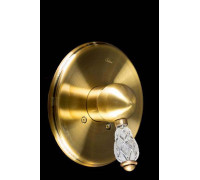 Смеситель встраиваемый для душа Boheme Crystal однорычажный бронза 305-CRST