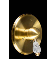 Смеситель встраиваемый для душа Boheme Crystal однорычажный бронза 305-CRST