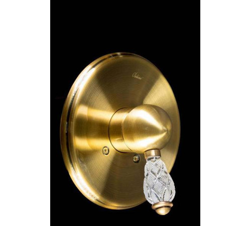 Смеситель встраиваемый для душа Boheme Crystal однорычажный бронза 305-CRST