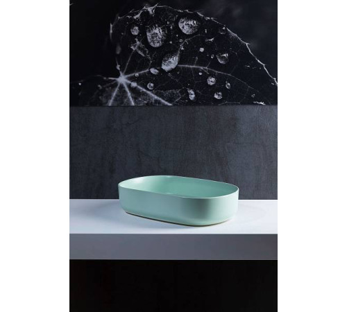 Раковина накладная Allen Brau Fantasy 55 см зеленый 4.11022.MT