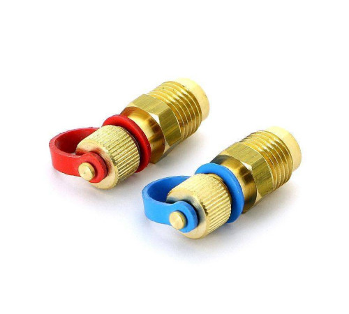 Комплект измерительных ниппелей Cimberio 1/4 красный/синий CIM 723L 1/4