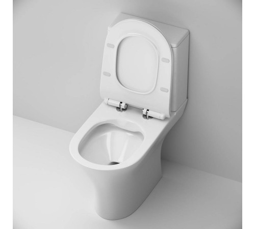 Унитаз-компакт напольный AM.PM Sense FlashClean с сиденьем микролифт C748600SC