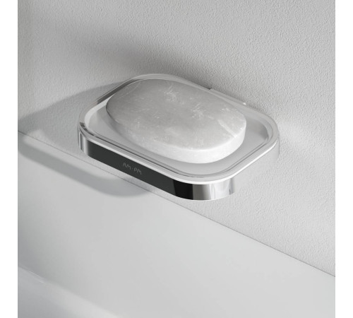 Мыльница стеклянная с держателем AM.PM Func настенная хром A8F34200