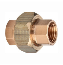 Разъемное соединение Smart Install латунное прямое В/В 1/2 с накидной гайкой 52591S