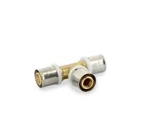 Тройник пресс равнопроходной General Fittings 20х20х20 мм 706G7771