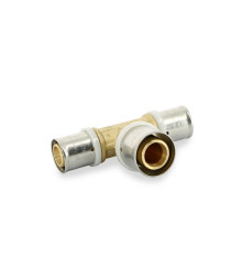 Тройник пресс STOUT 20х26х20 мм 507871