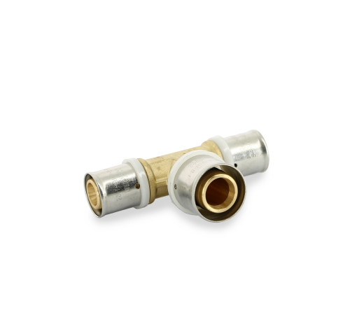 Тройник пресс STOUT 20х26х20 мм 507871