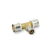 Тройник пресс STOUT 26х16х26 мм 507874