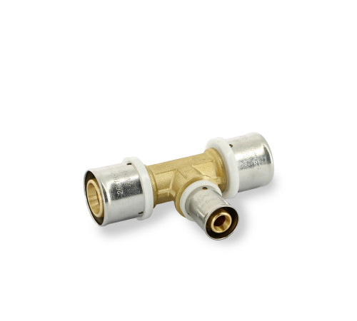 Тройник пресс STOUT 26х16х26 мм 507874