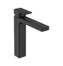 Смеситель для раковины Hansgrohe Vernis Shape 190 без донного клапана матовый черный 71591670