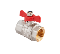 Кран шаровой Högert Technik Premium 1 ВВ PN 40 ручка-бабочка BV51306