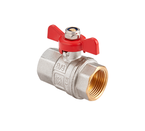 Кран шаровой Högert Technik Premium 1 ВВ PN 40 ручка-бабочка BV51306