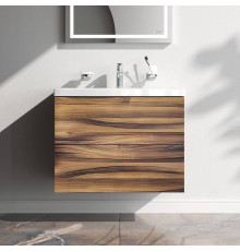Тумба под раковину подвесная AM.PM Gem 75 см 2 ящика орех M90FHX0752HF