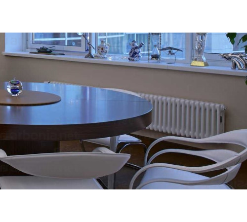 Трубчатый радиатор Arbonia 3030 22 секции нижнее подключение 3030/22 N69 твв RAL 9016