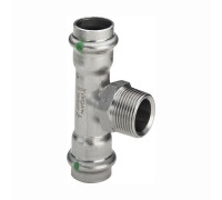 Тройник переходной Viega Sanpress Inox нержавеющая сталь 54x1x54 мм 446031