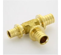 Тройник аксиальный STOUT 20 х 20 х 16 мм латунь SFA-0009-202016