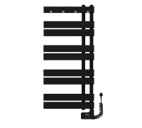 Полотенцесушитель электрический Primoclima FLAT 500 Вт черный матовый PC FLAT 500 W