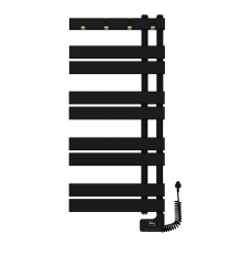 Полотенцесушитель электрический Primoclima FLAT 500 Вт черный матовый PC FLAT 500 W