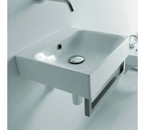 Полотенцедержатель Kerasan Cento 37.5 см фронтальный для раковин хром 911501