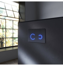 Клавиша для инсталляции сенсорная AM.PM Touchless Pro стекло черный I0450B38