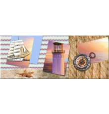 Декор Gracia Ceramica Variete Blue Voyage 3 505х201 мм БП000008794