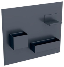 Магнитная доска Geberit Acanto 449х388х75 мм лавовый матовый 500.649.JK.2